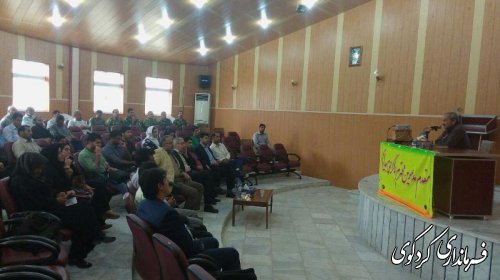 با حضور فرماندار کردکوی کارگاه آموزش پیشگیری از آتش سوزی در جنگل برگزار شد.