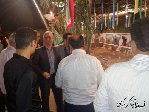 برگزاری یادواره شهدای روستای اسلام آباد ( شاهده ) با حضور فرماندار