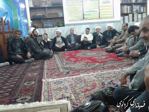 برگزاری یادواره شهدای روستای اسلام آباد ( شاهده ) با حضور فرماندار