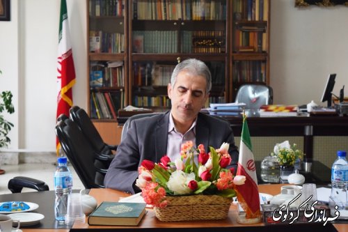 تبریک روز خبرنگار توسط فرماندار کردکوی