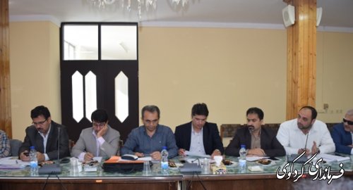 گزارش تصویری از جلسه کمیته برنامه ریزی شهرستان