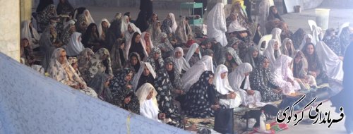 بیان سه ساله خدمات دولت تدبیر وامید ،ازسوی مجتبی جمالی نماینده عالی دولت ،به مردم در مصلی کردکوی