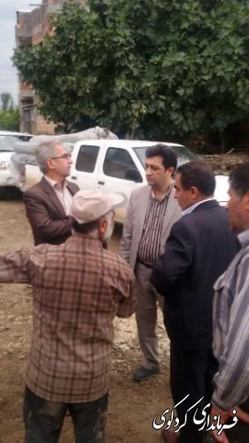 کمک رسانی به روستاهای سیل زده کردکوی 