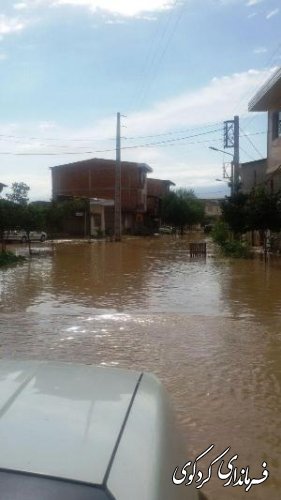 کمک رسانی به روستاهای سیل زده کردکوی 