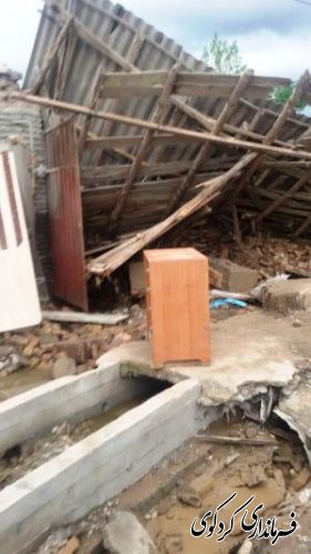 کمک رسانی به روستاهای سیل زده کردکوی 
