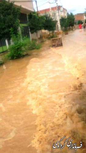 کمک رسانی به روستاهای سیل زده کردکوی 