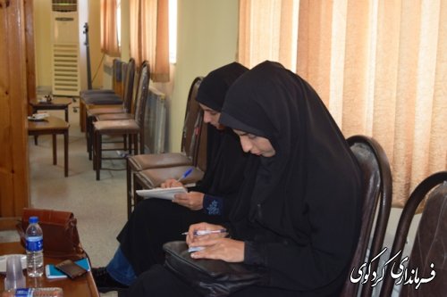 پنجمین جلسه شورای اداری شهرستان در حال برگزاری است