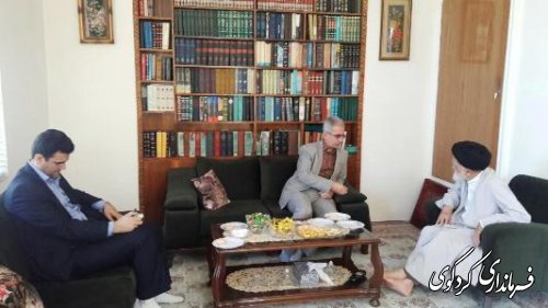 دیدار فرماندار با سادات شهرستان کردکوی