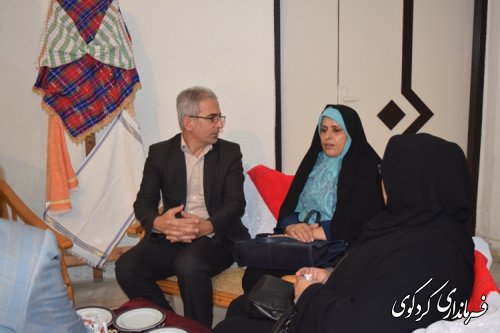نشست مدیرکل امور بانوان و خانواده استانداری با فرماندار کردکوی