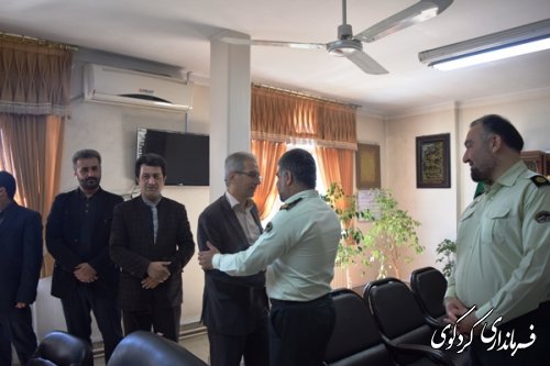 برگزاری نشست مشترک کارکنان  نیروی انتظامی با فرماندار کردکوی