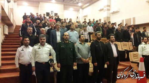 معاون فرماندار کردکوی : رعایت قوانین موجب انتقال فرهنگ به نسل آینده است