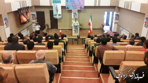 معاون فرماندار کردکوی : رعایت قوانین موجب انتقال فرهنگ به نسل آینده است