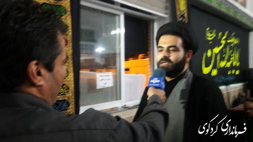 حضور فرماندار در جمع عزاداران حسینی شهرستان