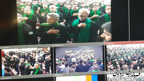 حضور فرماندار در جمع عزاداران حسینی شهرستان