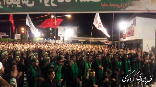 حضور فرماندار در مراسم سوگواری ابا عبدالحسن (ع)در  مساجد ، تکایا وهیاتهای مذهبی شهرستان