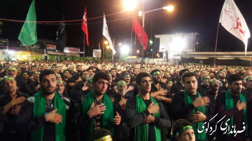 حضور فرماندار در مراسم سوگواری ابا عبدالحسن (ع)در  مساجد ، تکایا وهیاتهای مذهبی شهرستان