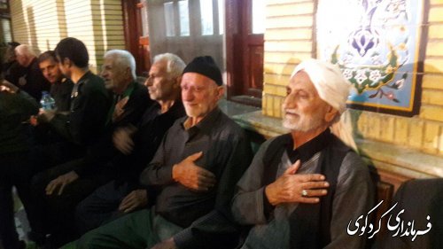 حضور فرماندار در مراسم سوگواری ابا عبدالحسن (ع)در  مساجد ، تکایا وهیاتهای مذهبی شهرستان