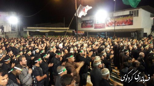 حضور فرماندار در مراسم سوگواری ابا عبدالحسن (ع)در  مساجد ، تکایا وهیاتهای مذهبی شهرستان