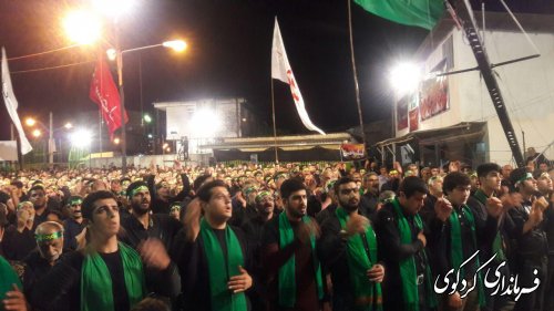 حضور فرماندار در مراسم سوگواری ابا عبدالحسن (ع)در  مساجد ، تکایا وهیاتهای مذهبی شهرستان