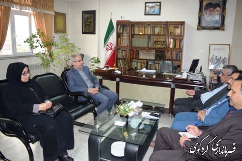 دیدارمدیر کل آموزش و پرورش استان با فرماندار کردکوی