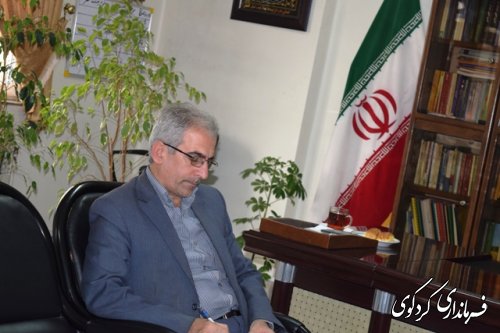 دیدارمدیر کل آموزش و پرورش استان با فرماندار کردکوی