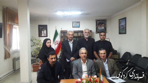 دیدار مدیر عامل کانون حمایت از بیماران سرطانی و صعب العلاج استان گلستان با فرماندار کردکوی