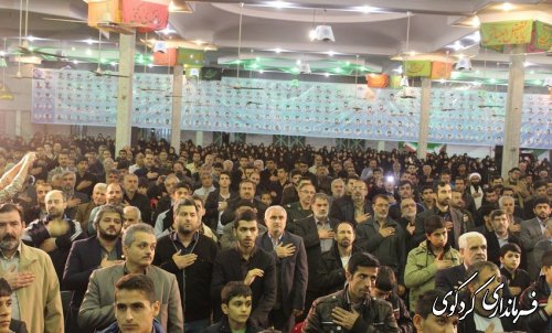 سیزدهمین یادواره سرداران و ۳۱۳ شهید شهرستان کردکوی و اولین سالگرد تنها شهید مدافع حرم شهرستان