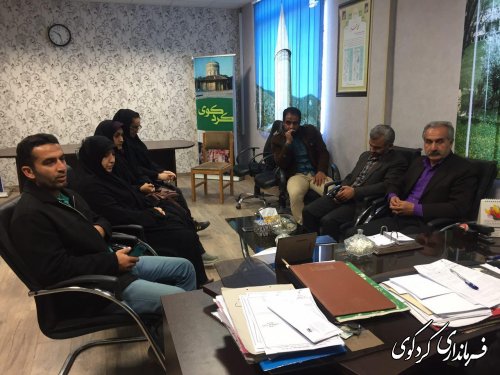 بخشدارمرکزی  در جهت ایجاد فرصت شغلی برای بانوان روستایی تأکید کردند.