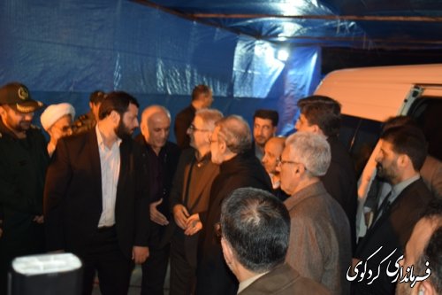 حضور دکتر لاریجانی ریییس مجلس شورای اسلامی در جلسه شورای اداری شهرستانهای غرب استان در  کردکوی (گزارش تصویری )