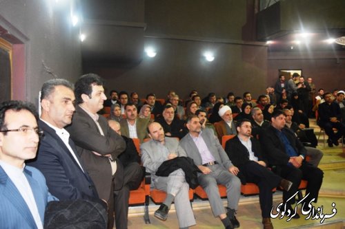 حضور دکتر لاریجانی ریییس مجلس شورای اسلامی در جلسه شورای اداری شهرستانهای غرب استان در  کردکوی (گزارش تصویری )