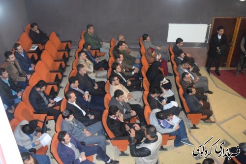 حضور دکتر لاریجانی ریییس مجلس شورای اسلامی در جلسه شورای اداری شهرستانهای غرب استان در  کردکوی (گزارش تصویری )