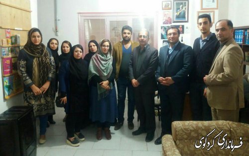 بازدید جمالی فرماندار کردکوی از موسسه علمی و آموزشی ،پژوهشی و هنری دارالفنون شهر کردکوی.