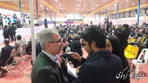 حضور فرماندار و بخشدار کردکوی در دهمین جشنواره بین المللی اقوام گلستان 