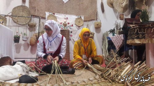 حضور فرماندار و بخشدار کردکوی در دهمین جشنواره بین المللی اقوام گلستان 