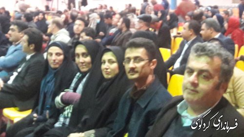 حضور فرماندار و بخشدار کردکوی در دهمین جشنواره بین المللی اقوام گلستان 