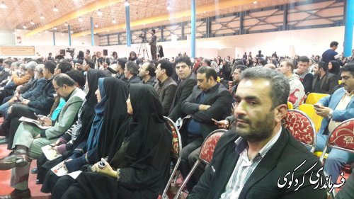حضور فرماندار و بخشدار کردکوی در دهمین جشنواره بین المللی اقوام گلستان 