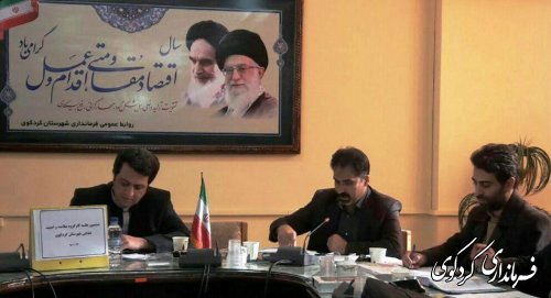 ششمین جلسه کارگروه سلامت و امنیت غذایی شهرستان تشکیل شد