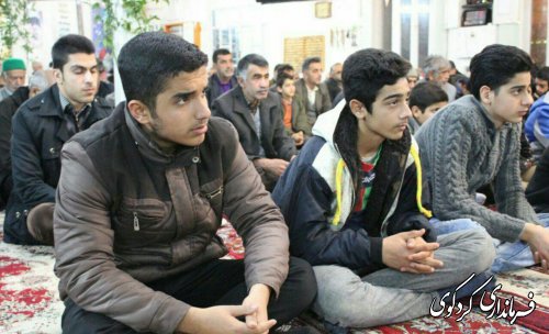 شرکت جمالی در مراسم چهارمین یادواره ۱۲ شهید خونین بال محله بالابلوک کردکوی
