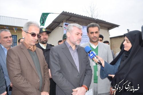  مخزن 500 متر مکعبی روستای یساقی شهرستان کردکوی افتتاح شد