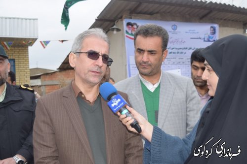  مخزن 500 متر مکعبی روستای یساقی شهرستان کردکوی افتتاح شد