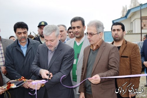  مخزن 500 متر مکعبی روستای یساقی شهرستان کردکوی افتتاح شد