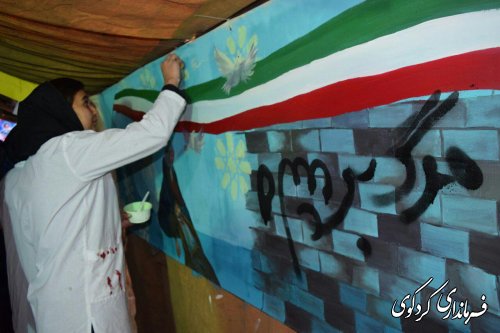 برگزاری جشنواره نقاشی پیروزی انقلاب با حضور فرماندارکردکوی 