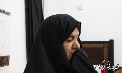 دیدار معاون فرماندار و بخشدار مرکزی بهمراه مسئولان با خانواده شهدا و روحانی روستای سرکلاته کردکوی