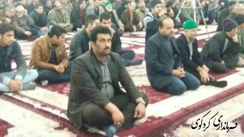 گزارش تصویری حضور فرماندار در مراسم یادواره شهدای عقیلی محله کردکوی