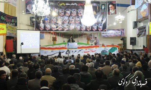 یادواره سرداران و 26 شهید محله ولاغوز برگزار شد(تصویری )
