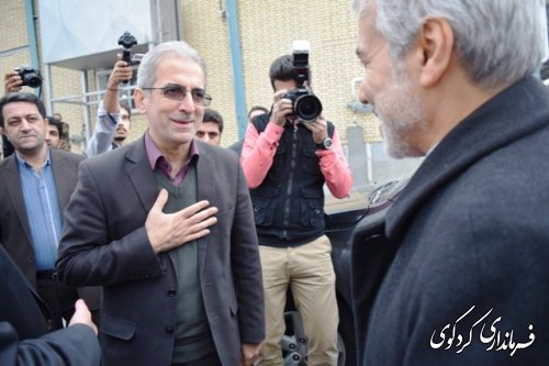 حضور دکتر محمد باقر نوبخت ،معاون رییس جمهور و رییس سازمان مدیریت و برنامه ریزی کشور و مقامات استانی و شهرستانی 