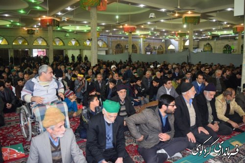 حضور معاون سیاسی امنیتی استاندار در راهپیمایی 22 بهمن کردکوی