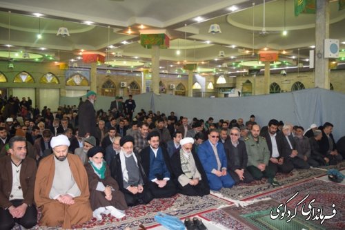 حضور معاون سیاسی امنیتی استاندار در راهپیمایی 22 بهمن کردکوی