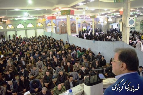 حضور معاون سیاسی امنیتی استاندار در راهپیمایی 22 بهمن کردکوی