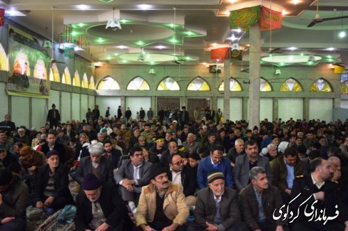 حضور معاون سیاسی امنیتی استاندار در راهپیمایی 22 بهمن کردکوی